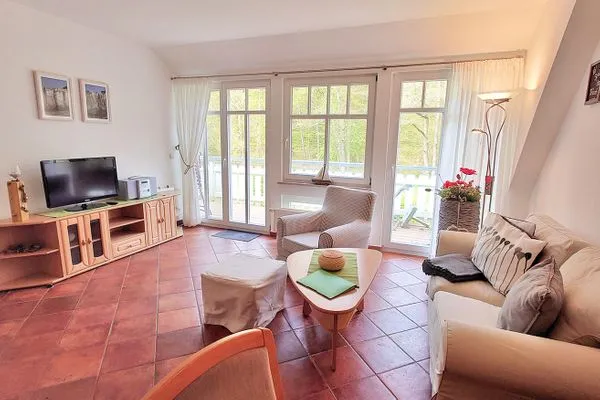 Wohnzimmer Zum Leuchtturm Wohnung 5