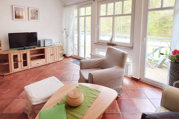 Wohnzimmer Zum Leuchtturm Wohnung 5