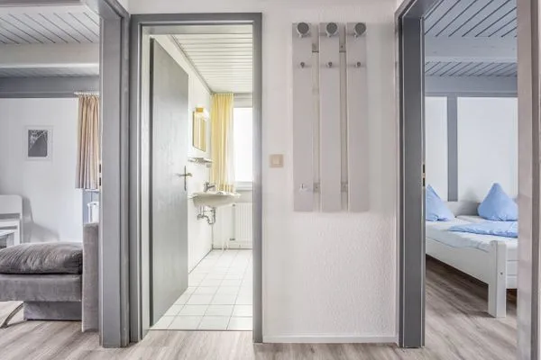 Badezimmer  Ferienwohnung Nordsee Koje Pellworm