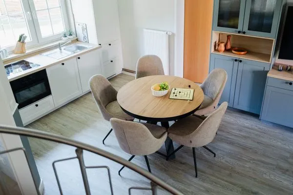 Esstisch und offene Küchenzeile Am Deich Am Deich Haus 26