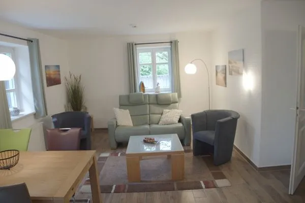 Wohnzimmer  Ferienwohnung am Nordstrand - strandnah und komfortabel