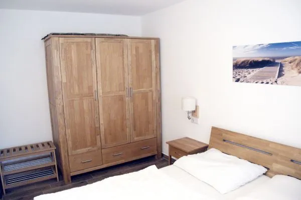 Schlafzimmer  Ferienwohnung am Nordstrand - strandnah und komfortabel