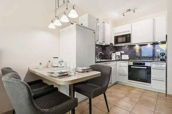 offene Küche Residenz am Strand Wohnung 4-57