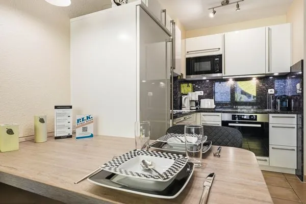 offene Küche Residenz am Strand Wohnung 4-57