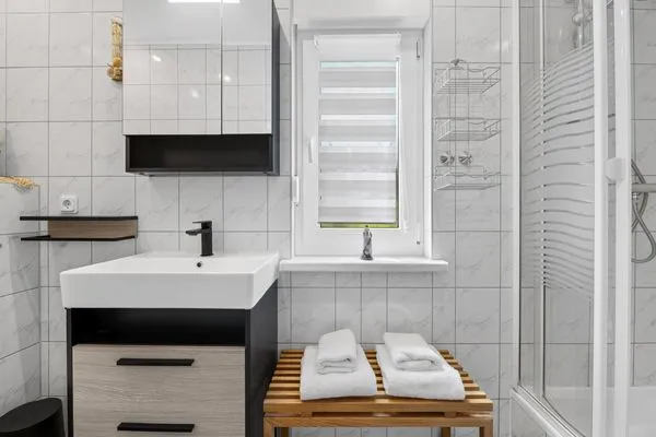 Badezimmer  Ferienhaus Matthies