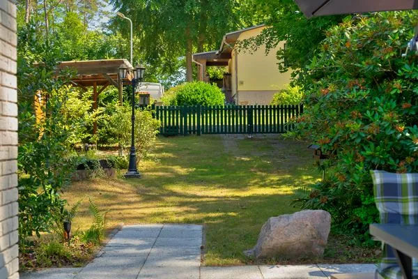 Gartenblick  Ferienhaus Matthies