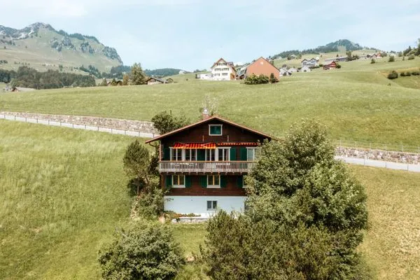 Vogelperspektive  Chalet Engihalde
