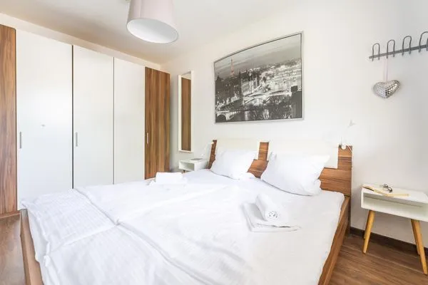 Schlafzimmer  Kurpark Carré 25 Meeresglück