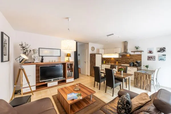 Wohnzimmer  Kurpark Carré 25 Meeresglück