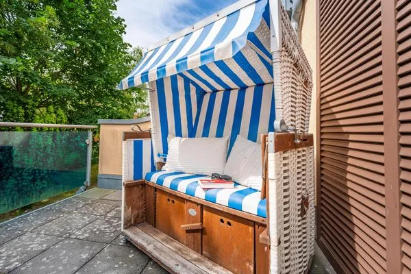 Terrasse  Kurpark Carré 25 Meeresglück