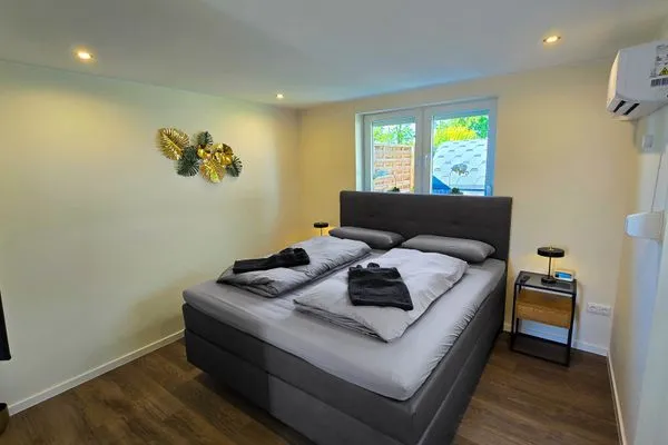 Schlafzimmer  Ferienhaus Hafenperle