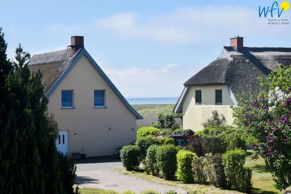 Ausblick zur Ostsee Schäferhaus Ferienwohnung 1