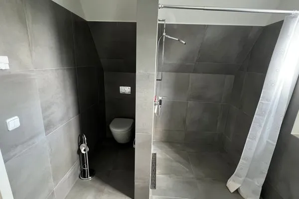 Badezimmer  Ferienwohnung Inselblick - bis Hiddensee und nach Mön