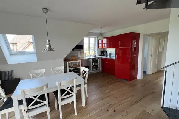 Küche / Küchenzeile  Ferienwohnung Inselblick - bis Hiddensee und nach Mön