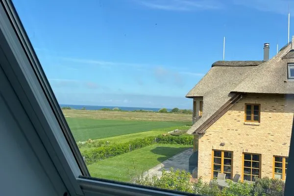 Meerblick  Ferienwohnung Inselblick - bis Hiddensee und nach Mön
