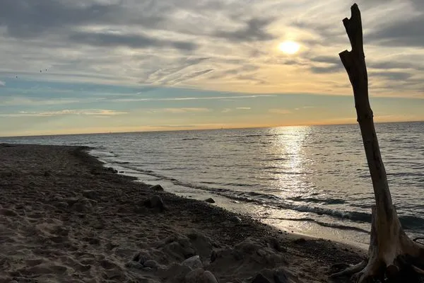 Strand  Ferienwohnung Inselblick - bis Hiddensee und nach Mön