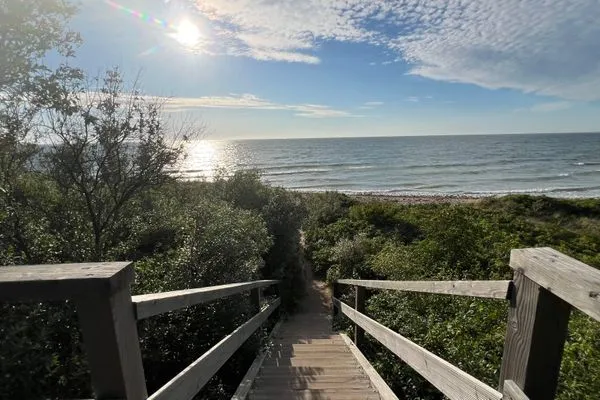 Strand  Ferienwohnung Inselblick - bis Hiddensee und nach Mön