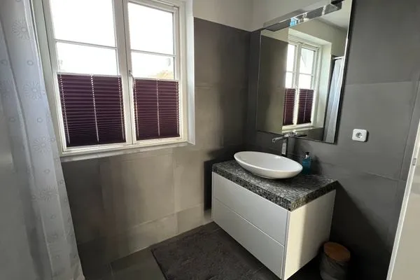 Gäste-WC  Ferienwohnung Inselblick - bis Hiddensee und nach Mön