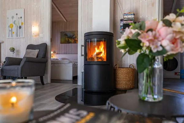 Kamin-/Ofen  Ferienhaus Strandläufer