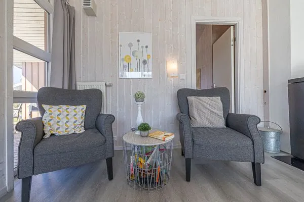 Wohnzimmer  Ferienhaus Strandläufer