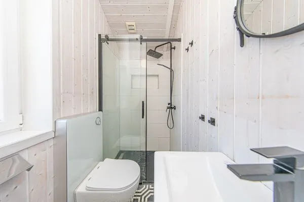 Badezimmer  Ferienhaus Strandläufer
