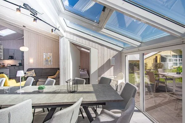 Wohnzimmer  Ferienhaus Strandläufer