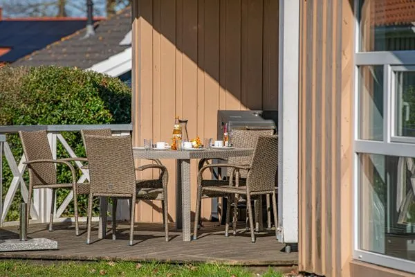 Terrasse  Ferienhaus Strandläufer