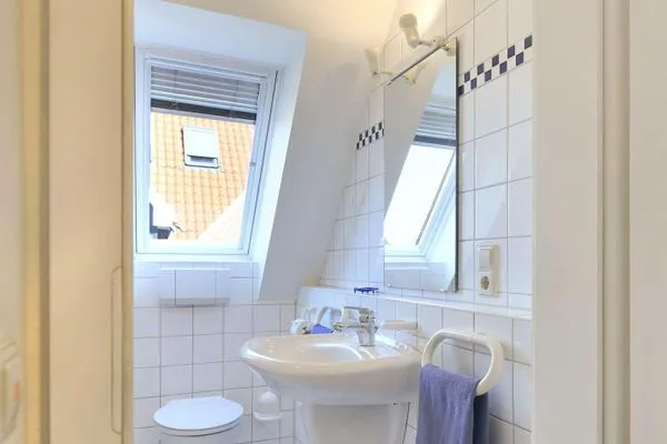Badezimmer Luv und Lee Ferienwohnung Dornbusch