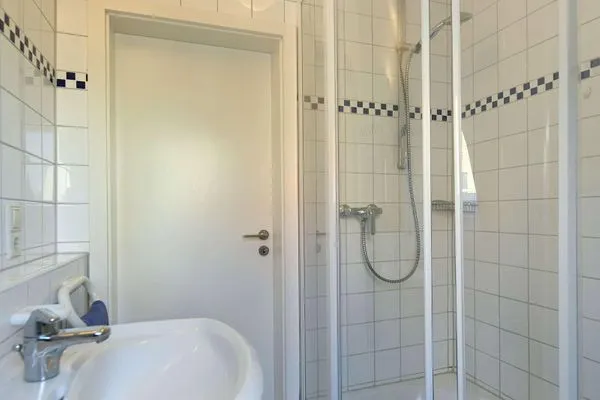 Badezimmer Luv und Lee Ferienwohnung Dornbusch