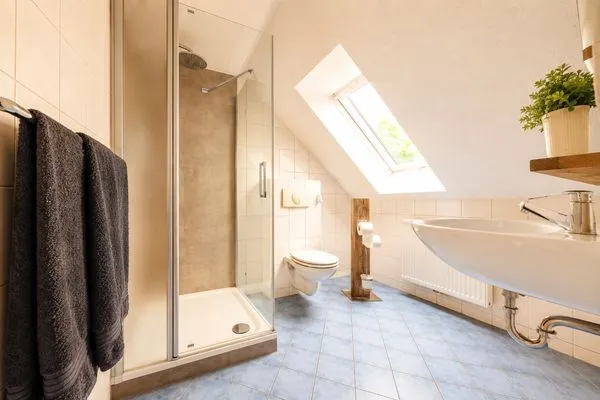 Badezimmer  Möwenblick Wohnung 4