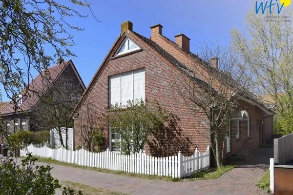 Hauptansicht Haus Inselparadies Ferienwohnung Großer Vogelsand