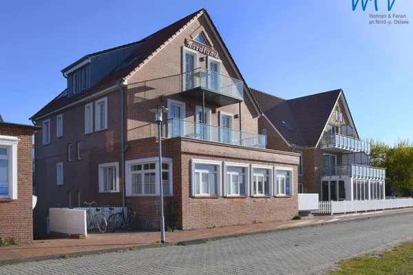 Hauptansicht Haus Nordland Ferienwohnung Gartenblick