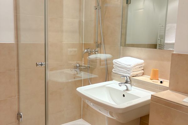 "Haus Meeresstrand" Ferienwohnung 409 Scharbeutz - Badezimmer