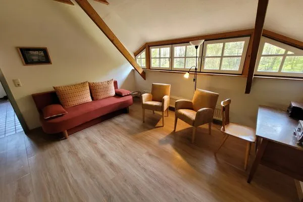 Wohnzimmer  Ferienwohnung im Kollhof - Ruhe und Natur im Süden Rügens