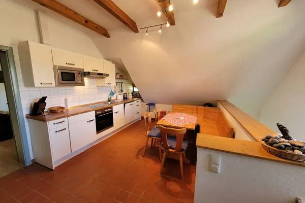Küche / Küchenzeile  Ferienwohnung im Kollhof - Ruhe und Natur im Süden Rügens