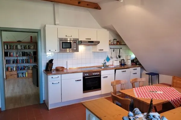 Küche / Küchenzeile  Ferienwohnung im Kollhof - Ruhe und Natur im Süden Rügens