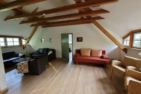 Wohnzimmer  Ferienwohnung im Kollhof - Ruhe und Natur im Süden Rügens