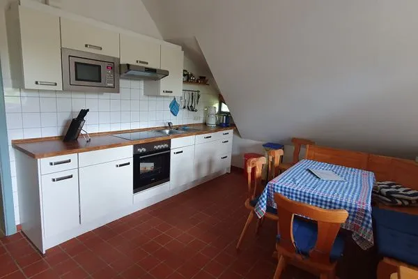 Küche / Küchenzeile  Ferienwohnung im Kollhof - Ruhe und Natur im Süden Rügens