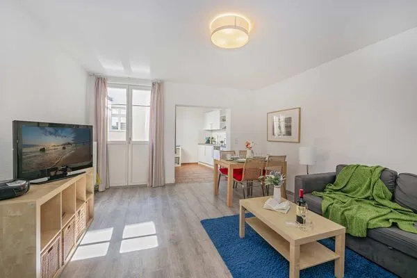 Hauptansicht  Ferienwohnung Kanten nur 500 Meter bis zum Strand mit Sonnenterrasse