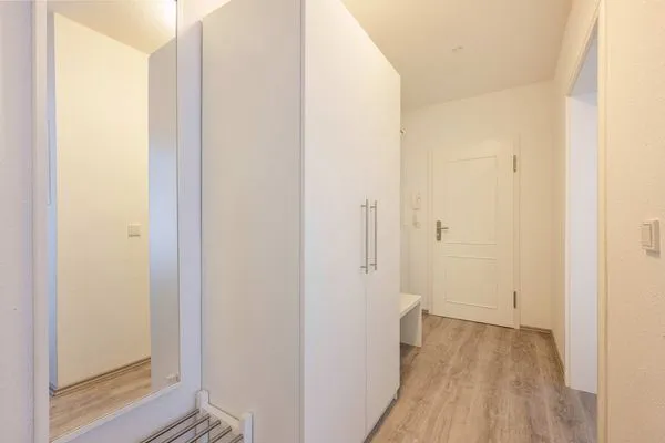 Fassade / Eingang  Ferienwohnung Kanten nur 500 Meter bis zum Strand mit Sonnenterrasse