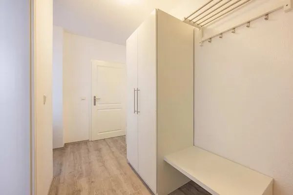 Fassade / Eingang  Ferienwohnung Kanten nur 500 Meter bis zum Strand mit Sonnenterrasse