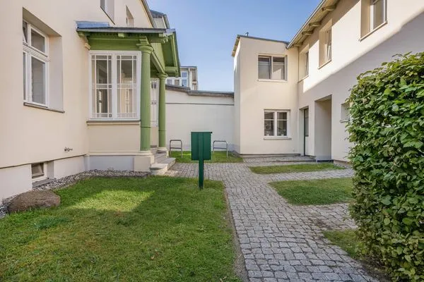Fassade / Eingang  Ferienwohnung Kanten nur 500 Meter bis zum Strand mit Sonnenterrasse
