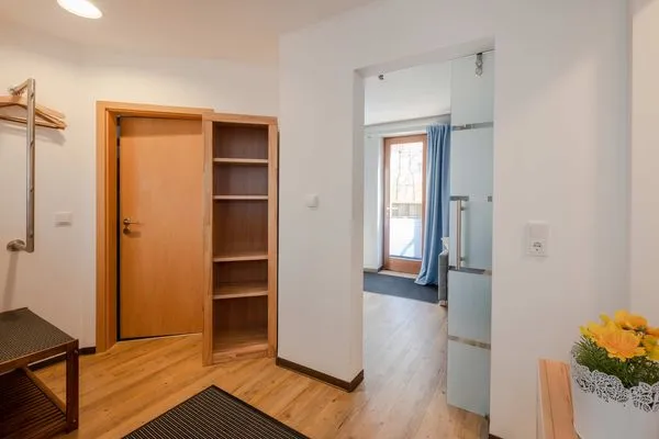 Fassade / Eingang Villa Luna Ferienwohnung Achterdeck nur 50 Meter zum Strand mit Sonnenterrasse