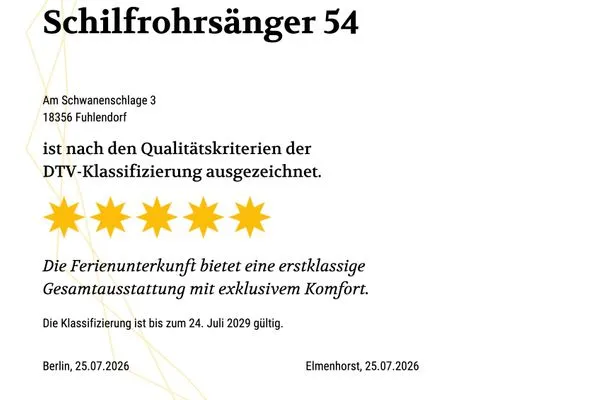   Ferienhaus Schilfrohrsänger 54
