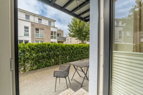 Terrasse  Ferienwohnung Achterdeck Eckernförde