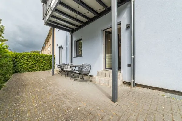 Terrasse  Ferienwohnung Achterdeck Eckernförde