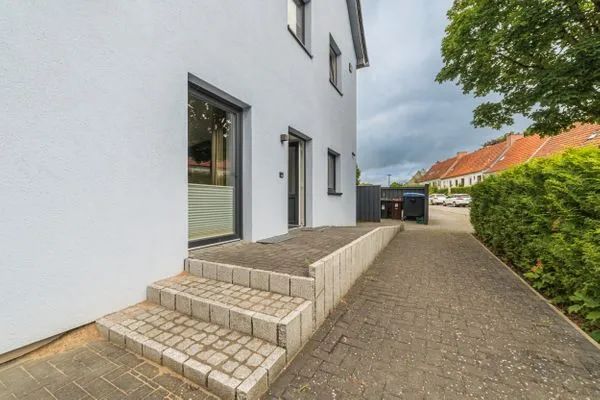 Fassade / Eingang  Ferienwohnung Achterdeck Eckernförde