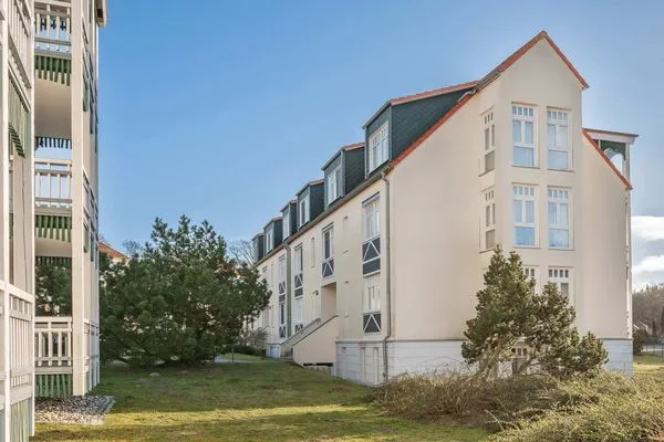 Fassade / Eingang  Ferienwohnung Koralle nur 500 m zum Strand mit Balkon