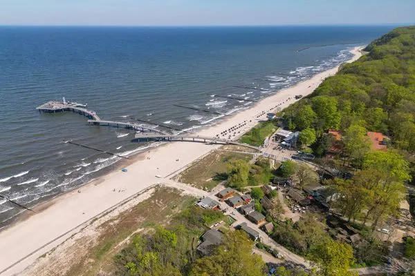Strand  Ferienwohnung Koralle nur 500 m zum Strand mit Balkon