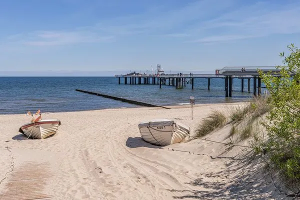 Strand  Ferienwohnung Koralle nur 500 m zum Strand mit Balkon
